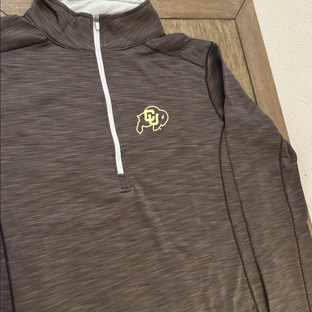 NWT [J America] Courtside Poly Fleece 1/4 Zip Pullover Black/Cement Women’s XL - Picture 3 of 10